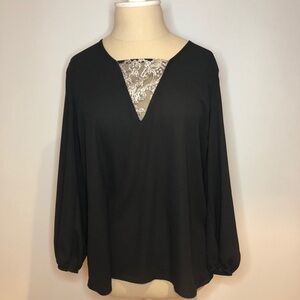 Ayla Black Blouse M